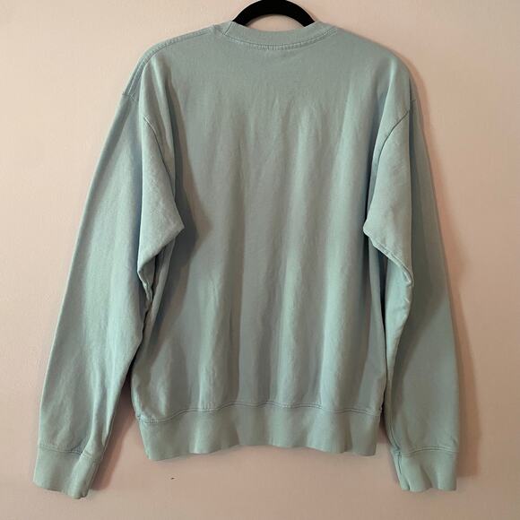 Sporty & Rich Women's size Small Baby Blue Crewneck Sweatshirt Loungewear - Picture 5 of 8
